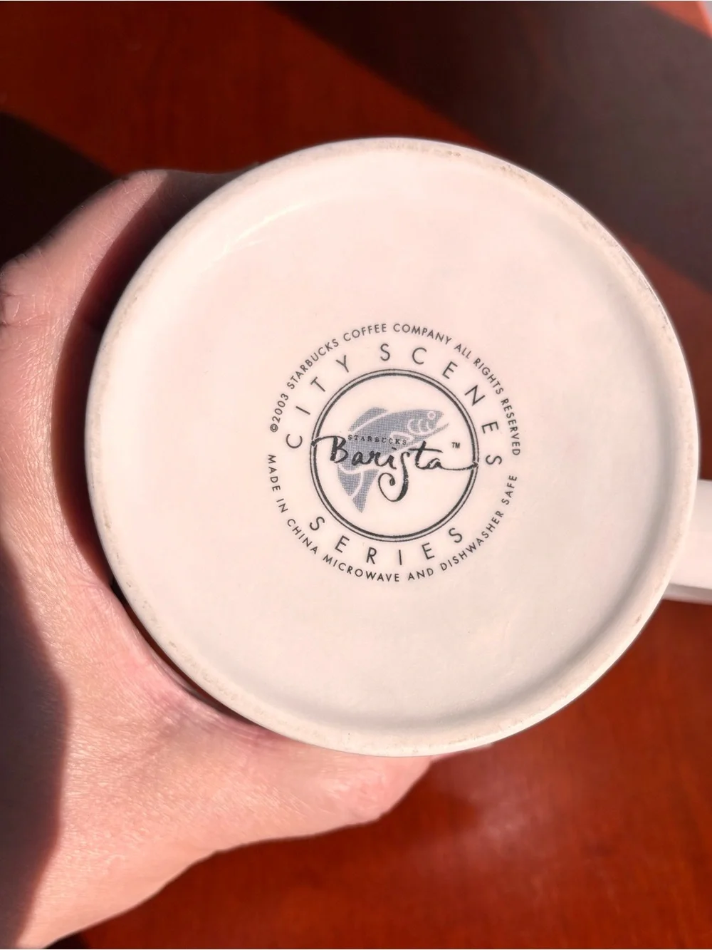 Starbucks Coffee Mug Barista City Series Seattle 2003